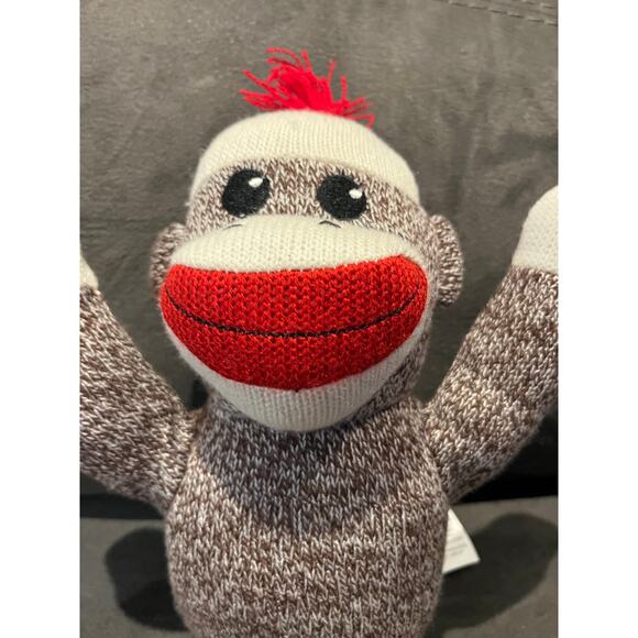 Giggling sock monkey plush- Preowned - Picture 3 of 5